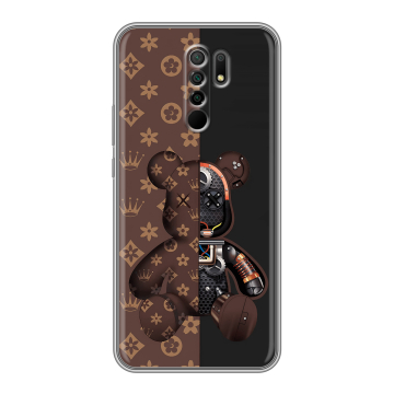 Силиконовый чехол на Xiaomi RedMi 9 с принтом Луи робот Силиконовый чехол на Xiaomi RedMi 9 с принтом Луи робот