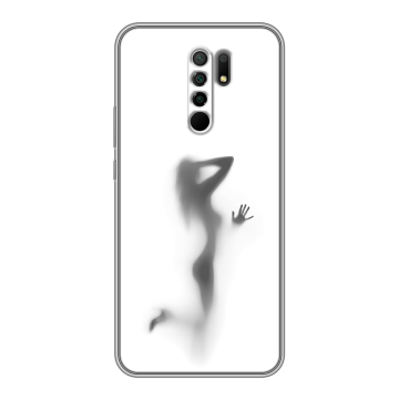 Силиконовый чехол на Xiaomi RedMi 9 с принтом Силуэт Силиконовый чехол на Xiaomi RedMi 9 с принтом Силуэт