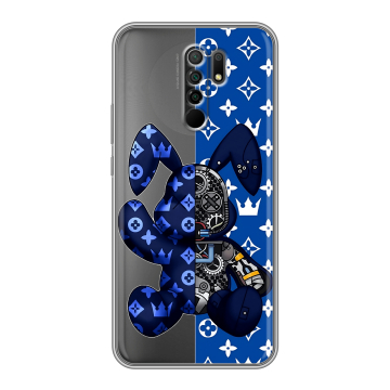 Силиконовый чехол на Xiaomi RedMi 9 с принтом Луи робот Силиконовый чехол на Xiaomi RedMi 9 с принтом Луи робот