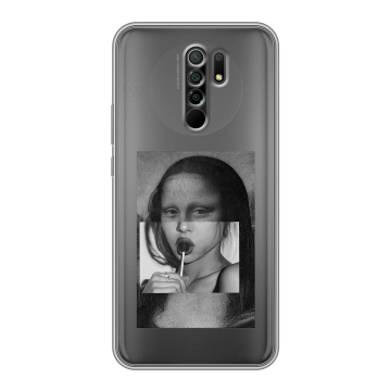 Силиконовый чехол на Xiaomi RedMi 9 с принтом Мона Лиза Силиконовый чехол на Xiaomi RedMi 9 с принтом Мона Лиза