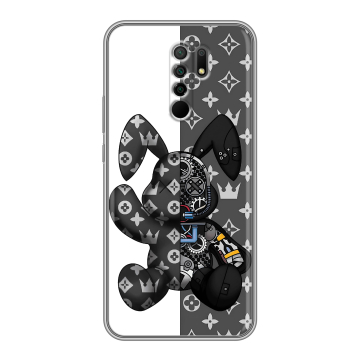 Силиконовый чехол на Xiaomi RedMi 9 с принтом Луи робот Силиконовый чехол на Xiaomi RedMi 9 с принтом Луи робот