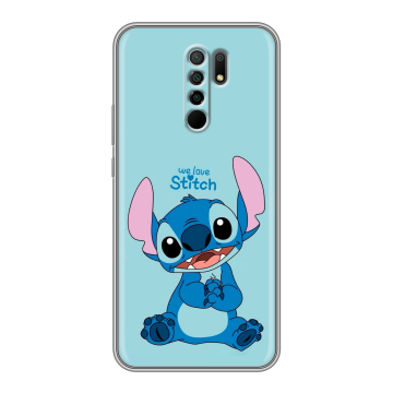 Силиконовый чехол на Xiaomi RedMi 9 с принтом Лило и Стич Силиконовый чехол на Xiaomi RedMi 9 с принтом Лило и Стич