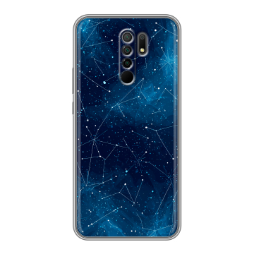 Силиконовый чехол на Xiaomi RedMi 9 с принтом Космос звезды