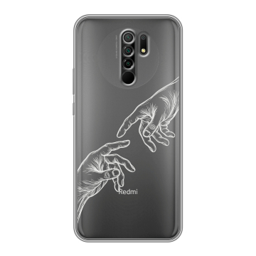 Силиконовый чехол на Xiaomi RedMi 9 с принтом Сотворение мира