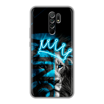 Силиконовый чехол на Xiaomi RedMi 9 с принтом Король лев Силиконовый чехол на Xiaomi RedMi 9 с принтом Король лев