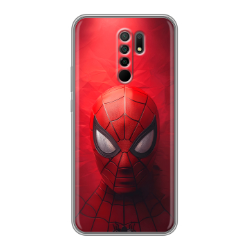 Силиконовый чехол на Xiaomi RedMi 9 с принтом Spiderman Человек паук Силиконовый чехол на Xiaomi RedMi 9 с принтом Spiderman Человек паук