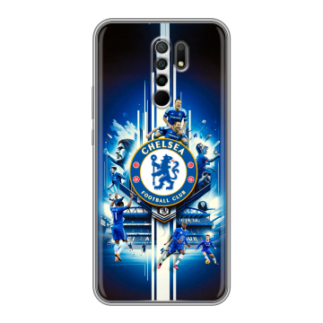 Силиконовый чехол на Xiaomi RedMi 9 с принтом Chelsea Челси Силиконовый чехол на Xiaomi RedMi 9 с принтом Chelsea Челси