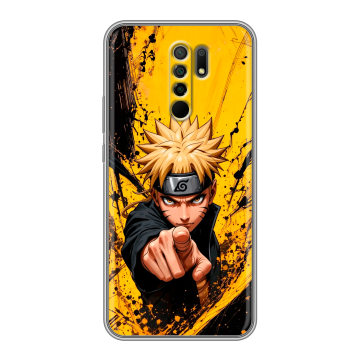 Силиконовый чехол на Xiaomi RedMi 9 с принтом Naruto Наруто Силиконовый чехол на Xiaomi RedMi 9 с принтом Naruto Наруто