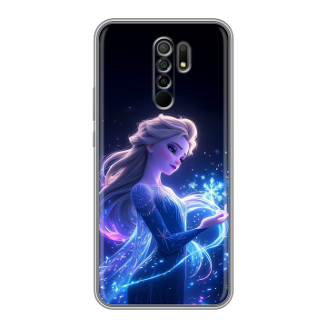 Силиконовый чехол на Xiaomi RedMi 9 с принтом Холодное сердце Frozen Силиконовый чехол на Xiaomi RedMi 9 с принтом Холодное сердце Frozen