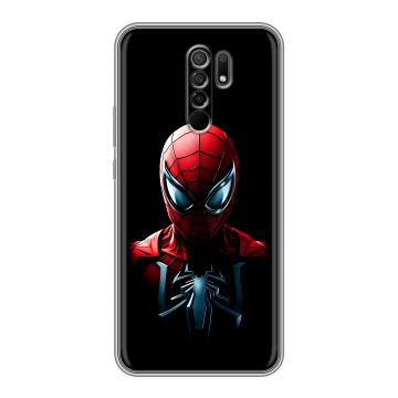 Силиконовый чехол на Xiaomi RedMi 9 с принтом Spiderman Человек паук Силиконовый чехол на Xiaomi RedMi 9 с принтом Spiderman Человек паук