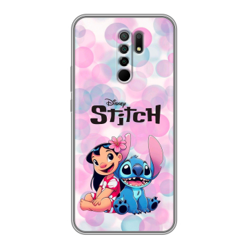 Силиконовый чехол на Xiaomi RedMi 9 с принтом Лило и Стич Силиконовый чехол на Xiaomi RedMi 9 с принтом Лило и Стич