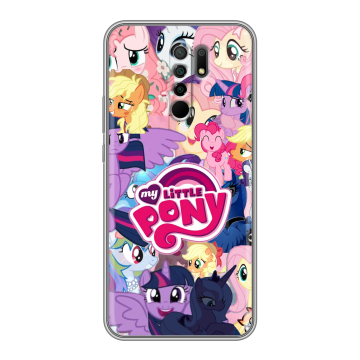 Силиконовый чехол на Xiaomi RedMi 9 с принтом My little pony Дружба чудо Силиконовый чехол на Xiaomi RedMi 9 с принтом My little pony Дружба чудо