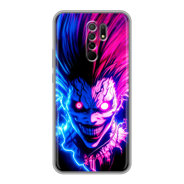 Силиконовый чехол на Xiaomi RedMi 9 с принтом Death note Тетрадь смерти Силиконовый чехол на Xiaomi RedMi 9 с принтом Death note Тетрадь смерти