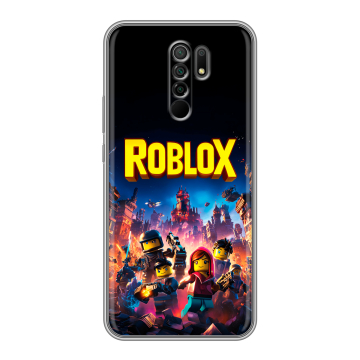 Силиконовый чехол на Xiaomi RedMi 9 с принтом Roblox Роблокс Силиконовый чехол на Xiaomi RedMi 9 с принтом Roblox Роблокс