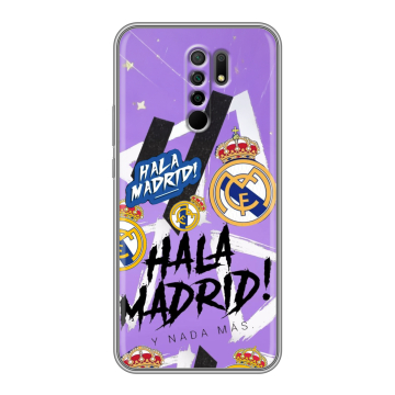Силиконовый чехол на Xiaomi RedMi 9 с принтом Real Madrid Реал Мадрид Силиконовый чехол на Xiaomi RedMi 9 с принтом Real Madrid Реал Мадрид
