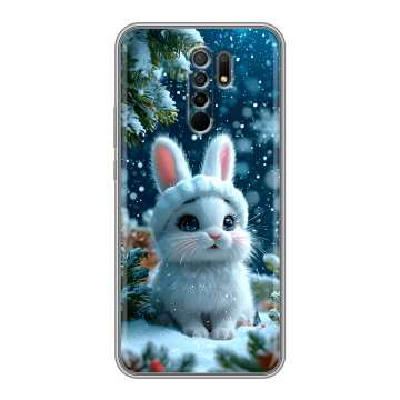 Силиконовый чехол на Xiaomi RedMi 9 с принтом Новый год Силиконовый чехол на Xiaomi RedMi 9 с принтом Новый год