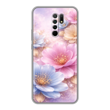 Силиконовый чехол на Xiaomi RedMi 9 с принтом женский Силиконовый чехол на Xiaomi RedMi 9 с принтом женский