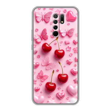 Силиконовый чехол на Xiaomi RedMi 9 с принтом для девочек Силиконовый чехол на Xiaomi RedMi 9 с принтом для девочек