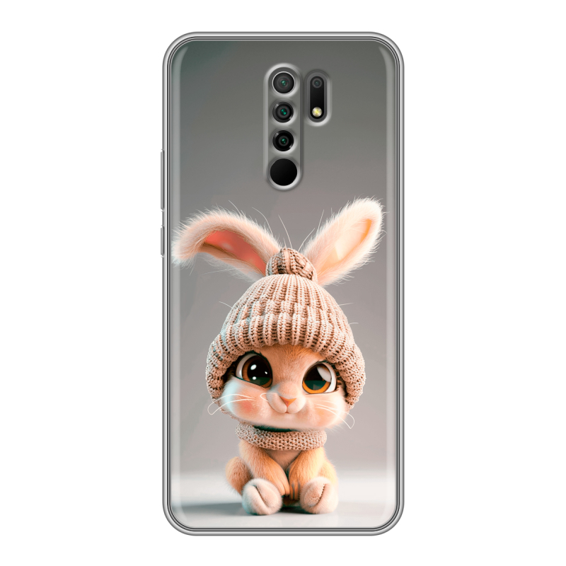 Силиконовый чехол на Xiaomi RedMi 9 с принтом Кролик Силиконовый чехол на Xiaomi RedMi 9 с принтом Кролик