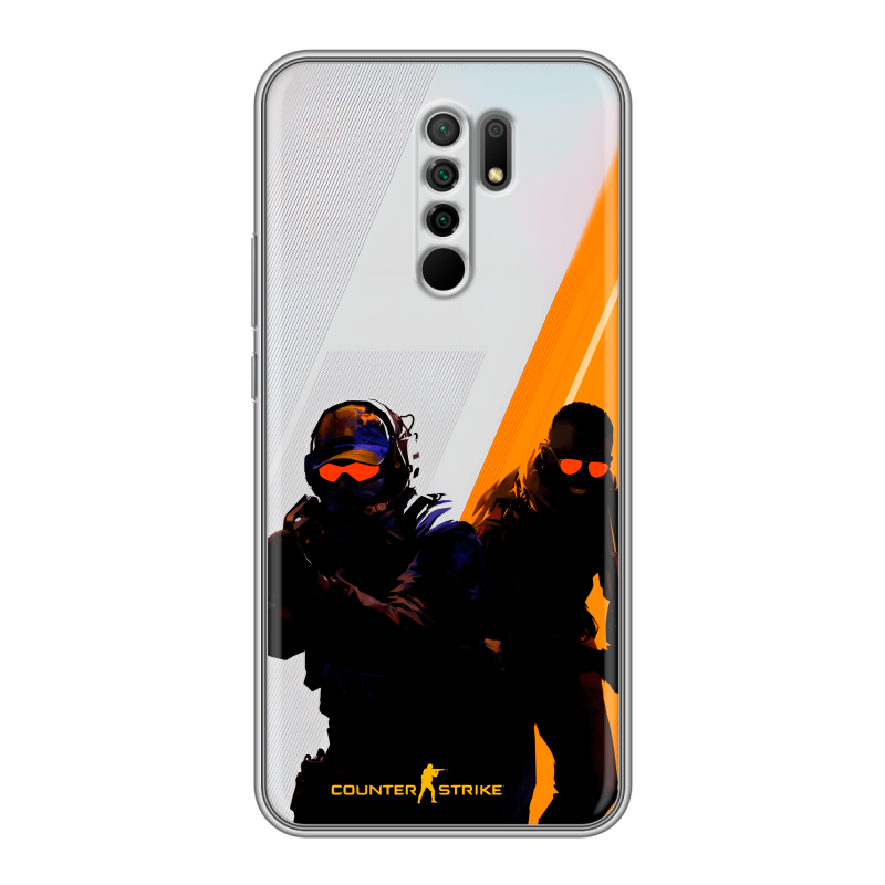 Силиконовый чехол на Xiaomi RedMi 9 с принтом Контер страйк Counter strike Силиконовый чехол на Xiaomi RedMi 9 с принтом Контер страйк Counter strike