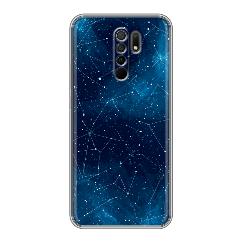 Силиконовый чехол на Xiaomi RedMi 9 с принтом Космос звезды Силиконовый чехол на Xiaomi RedMi 9 с принтом Космос звезды