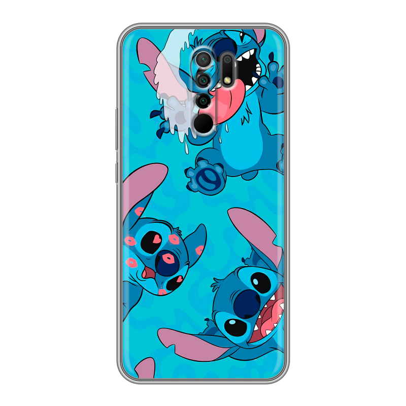 Силиконовый чехол на Xiaomi RedMi 9 с принтом Лило и Стич Силиконовый чехол на Xiaomi RedMi 9 с принтом Лило и Стич