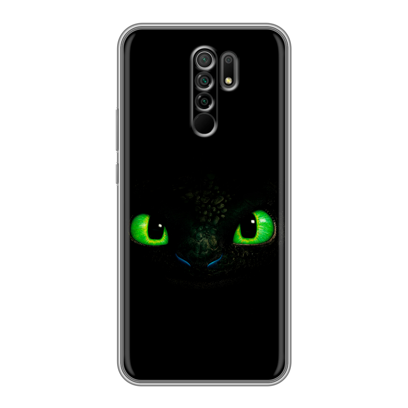 Силиконовый чехол на Xiaomi RedMi 9 с принтом Как приручить дракона Силиконовый чехол на Xiaomi RedMi 9 с принтом Как приручить дракона