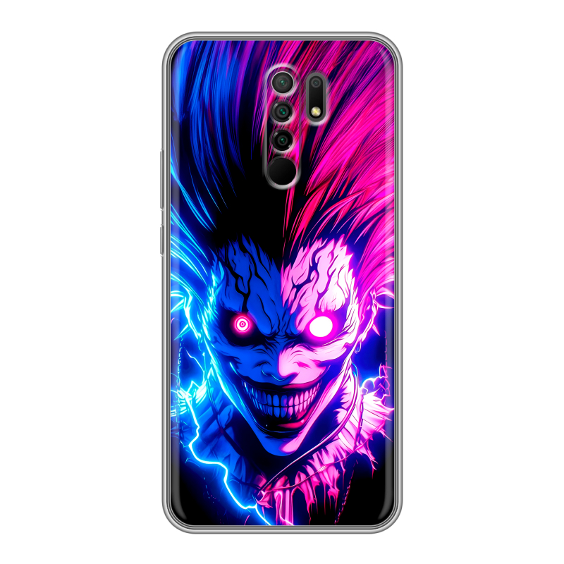 Силиконовый чехол на Xiaomi RedMi 9 с принтом Death note Тетрадь смерти Силиконовый чехол на Xiaomi RedMi 9 с принтом Death note Тетрадь смерти