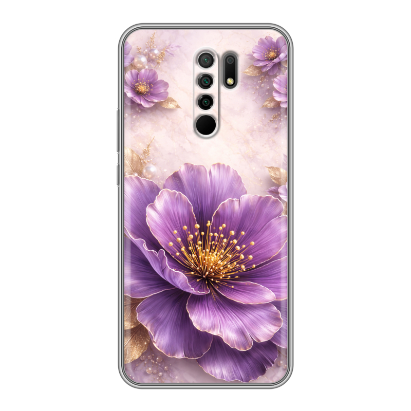 Силиконовый чехол на Xiaomi RedMi 9 с принтом женский Силиконовый чехол на Xiaomi RedMi 9 с принтом женский