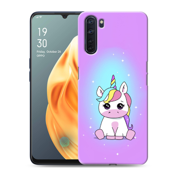Силиконовый чехол на OPPO A91 с принтом Единорог Силиконовый чехол на OPPO A91 с принтом Единорог