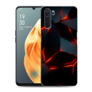 Силиконовый чехол на OPPO A91 с принтом Яркие абстракции Силиконовый чехол на OPPO A91 с принтом Яркие абстракции