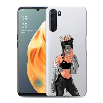 Силиконовый чехол на OPPO A91 с принтом Женские принты Силиконовый чехол на OPPO A91 с принтом Женские принты