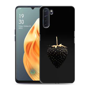 Силиконовый чехол на OPPO A91 с принтом Черная клубника Силиконовый чехол на OPPO A91 с принтом Черная клубника