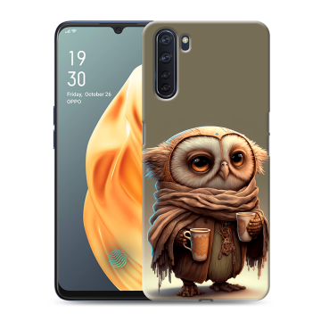Силиконовый чехол на OPPO A91 с принтом Сова Силиконовый чехол на OPPO A91 с принтом Сова