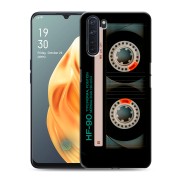 Силиконовый чехол на OPPO A91 с принтом Кассета
