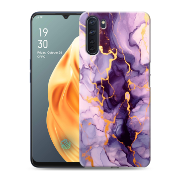 Силиконовый чехол на OPPO A91 с принтом Мрамор Силиконовый чехол на OPPO A91 с принтом Мрамор
