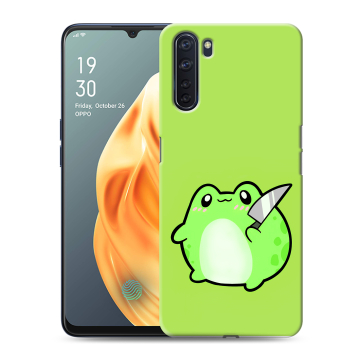 Силиконовый чехол на OPPO A91 с принтом Лягушенок Силиконовый чехол на OPPO A91 с принтом Лягушенок