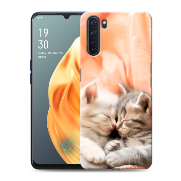 Силиконовый чехол на OPPO A91 с принтом Котята Силиконовый чехол на OPPO A91 с принтом Котята