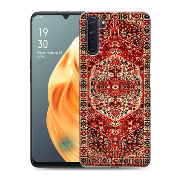 Силиконовый чехол на OPPO A91 с принтом Ковер