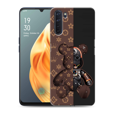 Силиконовый чехол на OPPO A91 с принтом Луи робот Силиконовый чехол на OPPO A91 с принтом Луи робот