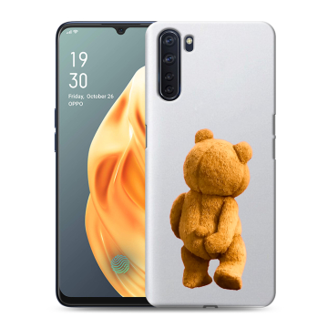 Силиконовый чехол на OPPO A91 с принтом Медведь Силиконовый чехол на OPPO A91 с принтом Медведь