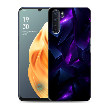 Силиконовый чехол на OPPO A91 с принтом Абстракиция