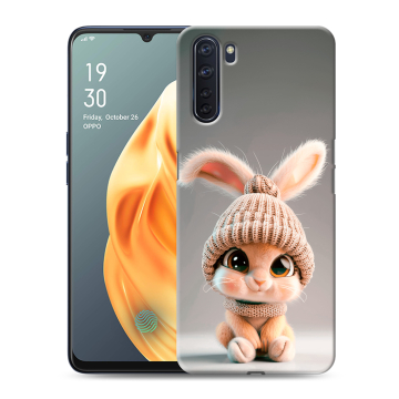 Силиконовый чехол на OPPO A91 с принтом Кролик