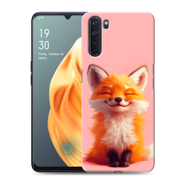 Силиконовый чехол на OPPO A91 с принтом милая лиса Силиконовый чехол на OPPO A91 с принтом милая лиса