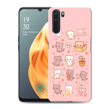 Силиконовый чехол на OPPO A91 с принтом Hello Kitty Хелоу Кити Силиконовый чехол на OPPO A91 с принтом Hello Kitty Хелоу Кити