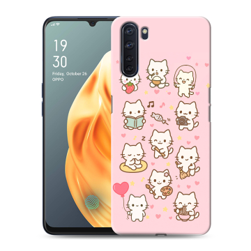 Силиконовый чехол на OPPO A91 с принтом Hello Kitty Хелоу Кити Силиконовый чехол на OPPO A91 с принтом Hello Kitty Хелоу Кити