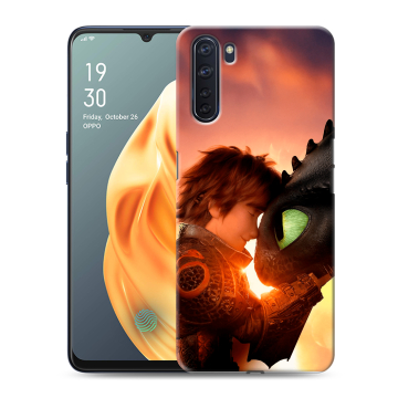 Силиконовый чехол на OPPO A91 с принтом Как приручить дракона Силиконовый чехол на OPPO A91 с принтом Как приручить дракона