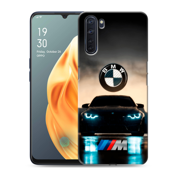 Силиконовый чехол на OPPO A91 с принтом БМВ BMW
