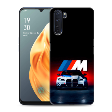 Силиконовый чехол на OPPO A91 с принтом БМВ BMW