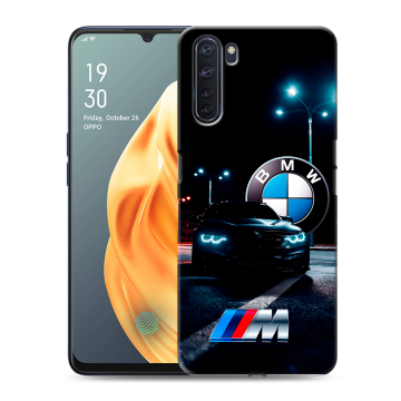 Силиконовый чехол на OPPO A91 с принтом БМВ BMW